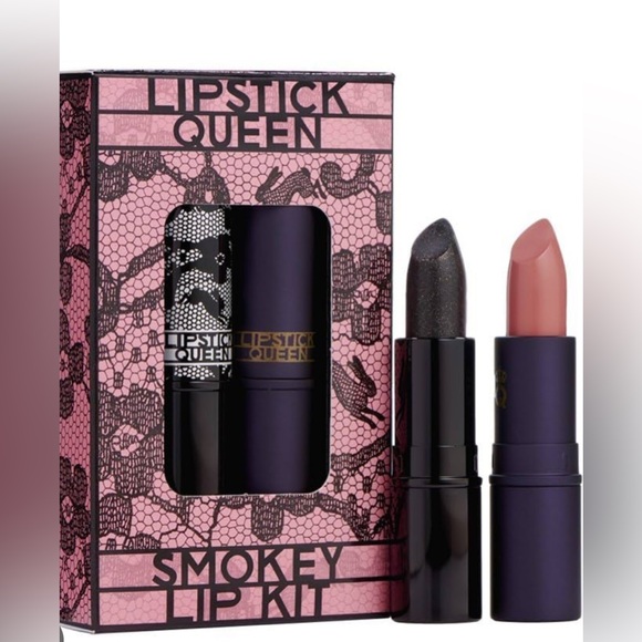 NEW Lipstick Queen Smokey Lip Kit - Black and Nude - Picture 1 of 2